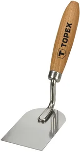 Topex Kielnia sztukatorska 13A810 stal nierdzewna 110 x 80 mm 13A810 13A810 - Narzędzia glazurnicze - miniaturka - grafika 2