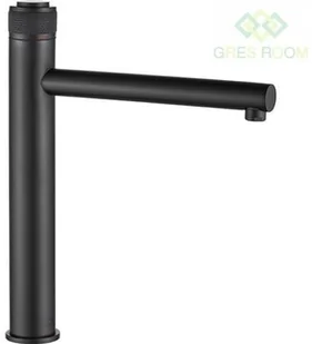 Laveo Volumo - bateria umywalkowa stojąca nablatowa czarny BAV 72ND - Baterie umywalkowe Laveo Volumo - bateria umywalkowa stojąca nablatowa czarny BAV 72ND - Baterie umywalkowe - miniaturka - grafika 1