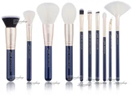 Pędzle do makijażu - JESSUP BEAUTY JESSUP - Classics Galaxy Series Brushes Set - Zestaw 10 pędzli do makijażu - T480 Prussian Blue/Golden Sands JES1DTB01 - miniaturka - grafika 1