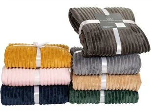 Euromat Koc z Mikrofibry Soria Niebieski 14044 - Koce - miniaturka - grafika 2