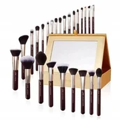 Pędzle do makijażu - Jessup Zestaw 25 pędzli T285 Zinfandel + szkatułka - miniaturka - grafika 1
