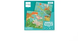 Scratch Puzzle magnetyczne - książka podróżna Dino 2 obrazki 40 elem. mokopico-1613-0 - Puzzle - miniaturka - grafika 2