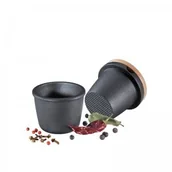 Pozostałe akcesoria kuchenne - Zassenhaus Żeliwny moździerz do przypraw z bukową pokrywką, ZS-076080 - miniaturka - grafika 1