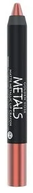 Golden Rose Metals Matte Metallic Lip Crayon - Metaliczna, matowa pomadka w kredce - 04 GOLMLMPKR-WKR-03 - Szminki - miniaturka - grafika 3