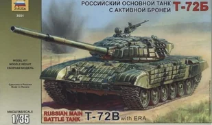 Zvezda Rosyjski czołg T-72 MBT 3551 - Modele do sklejania - miniaturka - grafika 3