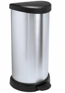 Curver Kosz na śmieci metalizowany 40L z pedałem 181125 - Akcesoria łazienkowe - miniaturka - grafika 5