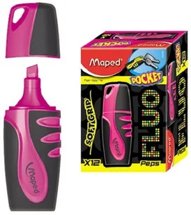 Maped Zakreślacz, Fluo Pep's Pocket, różowy - Zakreślacze - miniaturka - grafika 3
