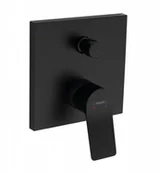 Baterie podtynkowe - Hansgrohe Vivenis Bateria wannowa podtynkowa czarny mat 75416670 - miniaturka - grafika 1