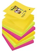 Etykiety samoprzylepne i bloki etykiet - Post-it Super Sticky Z-Notes zestaw karteczek samoprzylepnych, 76 x 76 mm, 6 bloczki po 90 kartek R330-6SSRIO - miniaturka - grafika 1