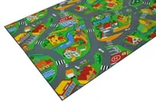 Dywany dla dzieci - DYWAN DZIECIĘCY LITTLE VILLAGE 400x450cm ULICZKI A753-67619 - miniaturka - grafika 1