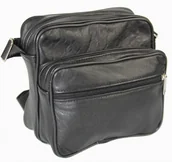 Torby męskie - PolskaGalanteria.pl Torba męska skórzana PolskaGalanteria (PL) Pozioma Skóra Naturalna KASKADA 17,5 x 17 x 8,5 [cm] - miniaturka - grafika 1