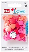 Scrapbooking - Prym Prym Love druckkn Color KST Czerwony 12,4 MM PRYM_393002-1 - miniaturka - grafika 1