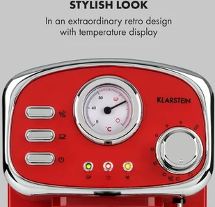 Ekspres do kawy Klarstein TK3G-Espressionata-R - Ekspresy do kawy - miniaturka - grafika 3