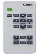 Akcesoria do projektorów - Canon LV-RC08 pilotem zdalnego sterowania zapewnia LV-S300/X300/WX300/X300ST/WX300ST/X320/WX320/x310st/WX310ST-LX MW500/MU500 0029C001 - miniaturka - grafika 1
