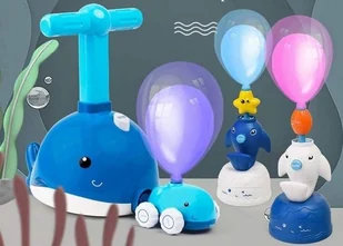 DELFIN AERODYNAMICZNE AUTO WYRZUTNIA BALONÓW 5907544115199 - Zabawki interaktywne dla dzieci - miniaturka - grafika 2