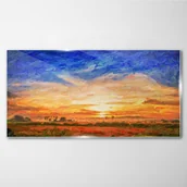 Obrazy i zdjęcia - PL Coloray Obraz Szklany Malarstwo zachód słońca 120x60cm - miniaturka - grafika 1