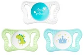 Smoczki uspokajające - Chicco SMOCZEK DO USPOKAJANIA PHYSIO MICRO SILIKONOWY NIEBIESKI 0-2 M 2 SZT - miniaturka - grafika 1