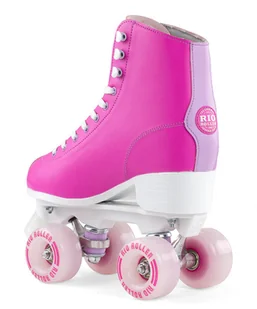 RIO ROLLER Wrotki klasyczne retro Script Pink Lilac Rio Roller + Torba RIO270 - Wrotki - miniaturka - grafika 5