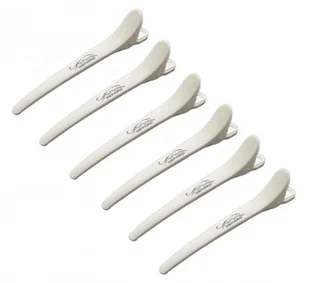 Gepard Klamerki Klipsy Fryzjerskie Proste Solo K-231-WHITE - Pozostałe akcesoria fryzjerskie - miniaturka - grafika 4