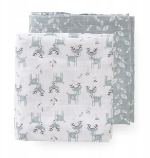 Pieluszki muślinowe zestaw 2 szt. 120 x 120 cm - Pieluchy - miniaturka - grafika 2