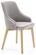 Krzesła - Halmar Krzesło TOLEDO 2 Szary jasny V-PL-N-TOLEDO_2-D.MIODOWY-SOLO265 - miniaturka - grafika 1