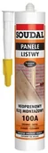 Kleje i inne preparaty budowlane - Soudal Klej montażowy neoprenowy 100A do listew i paneli 280 ml - miniaturka - grafika 1