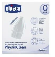 Chicco Physio Clean Końcówki Zapasowe koncowki do Aspirator do nosa - Aspiratory do nosa - miniaturka - grafika 2