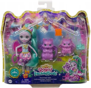 Enchantimals Lalka Rodzina Smoki Deanna Dragon GYJ09 Mattel ** KUP Z DOSTAWĄ TEGO SAMEGO DNIA DO NAJWIĘKSZYCH MIAST ** 0000044755 - Lalki dla dziewczynek - miniaturka - grafika 2
