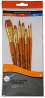 Pozostałe akcesoria dla plastyków - Daler Rowney 216920700  złota taklon Short Handled, 7 piece Set 216920700 - miniaturka - grafika 1