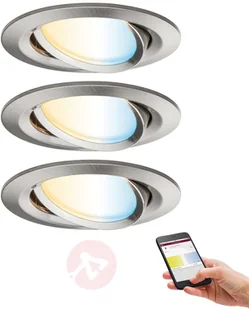 Paulmann Smart Friends Spot Nova Plus, 3 szt. CCT - Oprawy, klosze i abażury - miniaturka - grafika 2