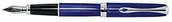 Pióra kulkowe - Diplomat d40215023 Excellence A2 Skyline fountain Pen końcówka ze stali z drobno, niebieski/chrom D40215023 - miniaturka - grafika 1