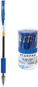 Długopisy - Starpak Długopis żelowy z gripem, niebieski - miniaturka - grafika 1