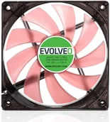 Chłodzenie procesora - EVOLVEO Wentylator Evolveo LED FAN 14 RED) FAN 14 RED - miniaturka - grafika 1