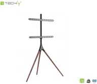 Uchwyty do telewizora - Techly Stojak podłogowy LCD/LED Tripod 45\"-65\" 35kg drewno 105209 - miniaturka - grafika 1