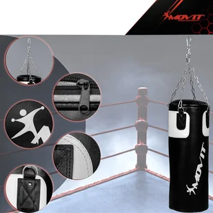 MOVIT WOREK BOKSERSKI 25KG + RĘKAWICE BOKSERSKIE ZESTAW 20040910 - Worki treningowe - miniaturka - grafika 5