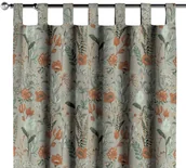 Zasłony - Dekoria pl pl Zasłona na szelkach 1 szt. kolorowe kwiaty na szarym tle 1szt 130 × 260 cm Flowers 310-143-70 - miniaturka - grafika 1