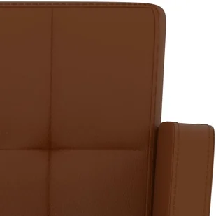 vidaXL Stołki barowe, 2 szt., brązowe, sztuczna skóra - Taborety i hokery - miniaturka - grafika 23