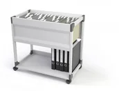 Inne meble biurowe - Durable Wózek na teczki zawieszane System 90 A4 S 3784-10 szary - miniaturka - grafika 1