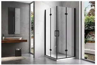231 HYDAR KABINA PRYSZNICOWA 90x90 BLACK SKŁADANA 6MM 23178226 78226-uniw - Kabiny prysznicowe - miniaturka - grafika 8