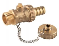 Zawory i kraniki - FERRO Zawór kulowy spustowy, wkrętny 1/2 ZSN1 - miniaturka - grafika 1