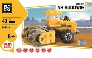 ICOM Klocki Blocki Na budowie walec 43 elementy - Klocki - miniaturka - grafika 2