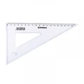 Linijki, ekierki - Donau Ekierka duża 19 cm 60° transparentna - miniaturka - grafika 1