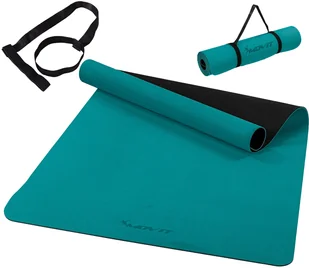 Movit ZIELONA MATA TPE 190x100x0,6cm DO ĆWICZEŃ FITNESS - Maty do ćwiczeń - miniaturka - grafika 3