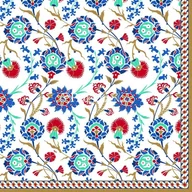 Folia, papier śniadaniowy, serwetki - Nuova R2S Easy life SERWETKI PAPIEROWE Ornamenty IZNIK - miniaturka - grafika 1
