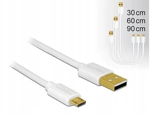Delock Kabel USB Micro AM-MBM5P 2.0 0.3m 0.6m 0.9m 83679 - Kable USB - miniaturka - grafika 2