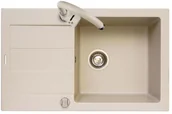 Zlewozmywaki - Pyramis SENAR 2 PLUS beżowy - miniaturka - grafika 1