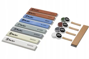 Bacher kamień osełka do ostrzałka Ganzo 8szt strop - Ostrzałki do noży - miniaturka - grafika 2