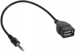 Kabel Przewód Przejściówka Jack 3,5mm Aux Na Usb - Kable komputerowe i do monitorów - miniaturka - grafika 2