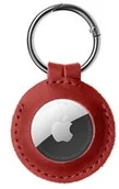 Pozostałe akcesoria do telefonów - FIXED Etui Pokrowiec Case pro AirTag z pravé hovězí kůže s karabinou FIXWAT-C2-RD) Czerwone - miniaturka - grafika 1
