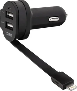 Xqisit Dual USB/Lightning 6 A (20426) - Ładowarki samochodowe - miniaturka - grafika 3